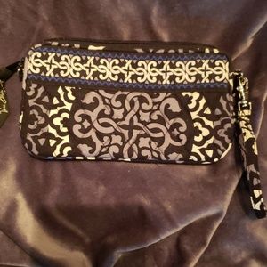 Vera Bradley Canterbury Cobalt wristlet